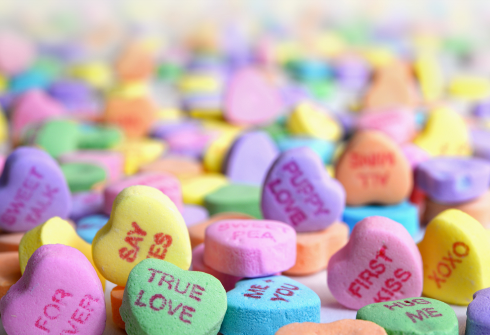 Candy Hearts - Hagerstown Dentist